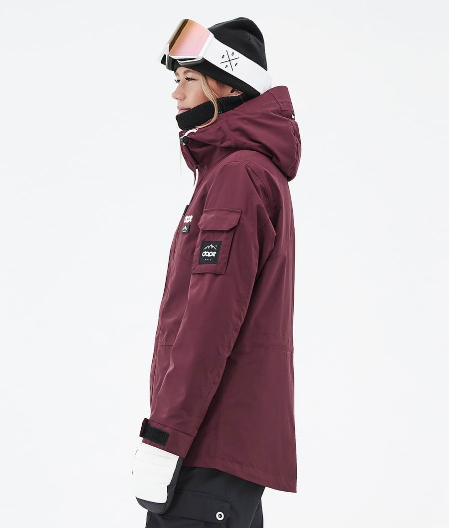 Dope Adept W Snowboardjacke Damen Bordeaux | TE7586934
