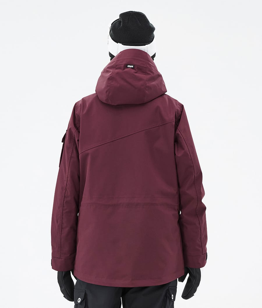 Dope Adept W Snowboardjacke Damen Bordeaux | TE7586934