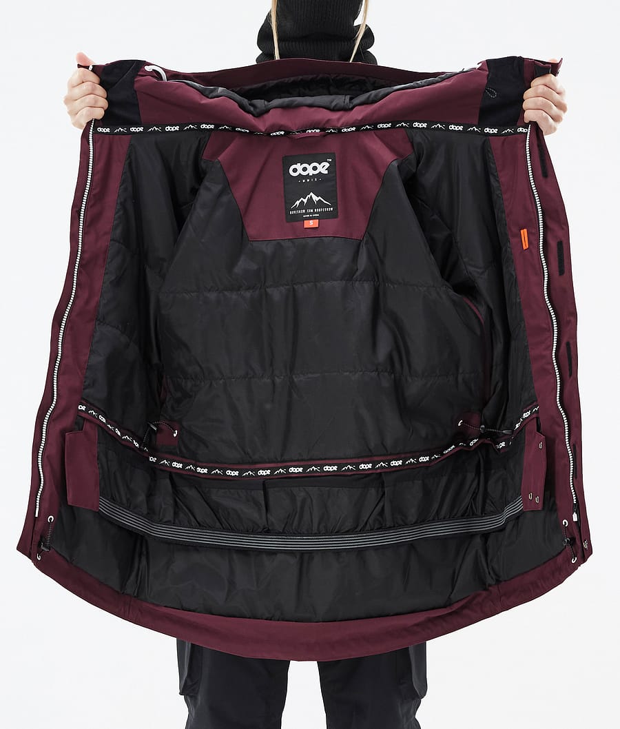 Dope Adept W Snowboardjacke Damen Bordeaux | TE7586934