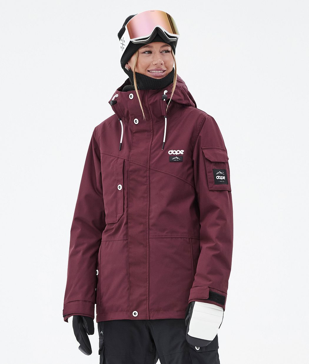 Dope Adept W Snowboardjacke Damen Bordeaux | TE7586934