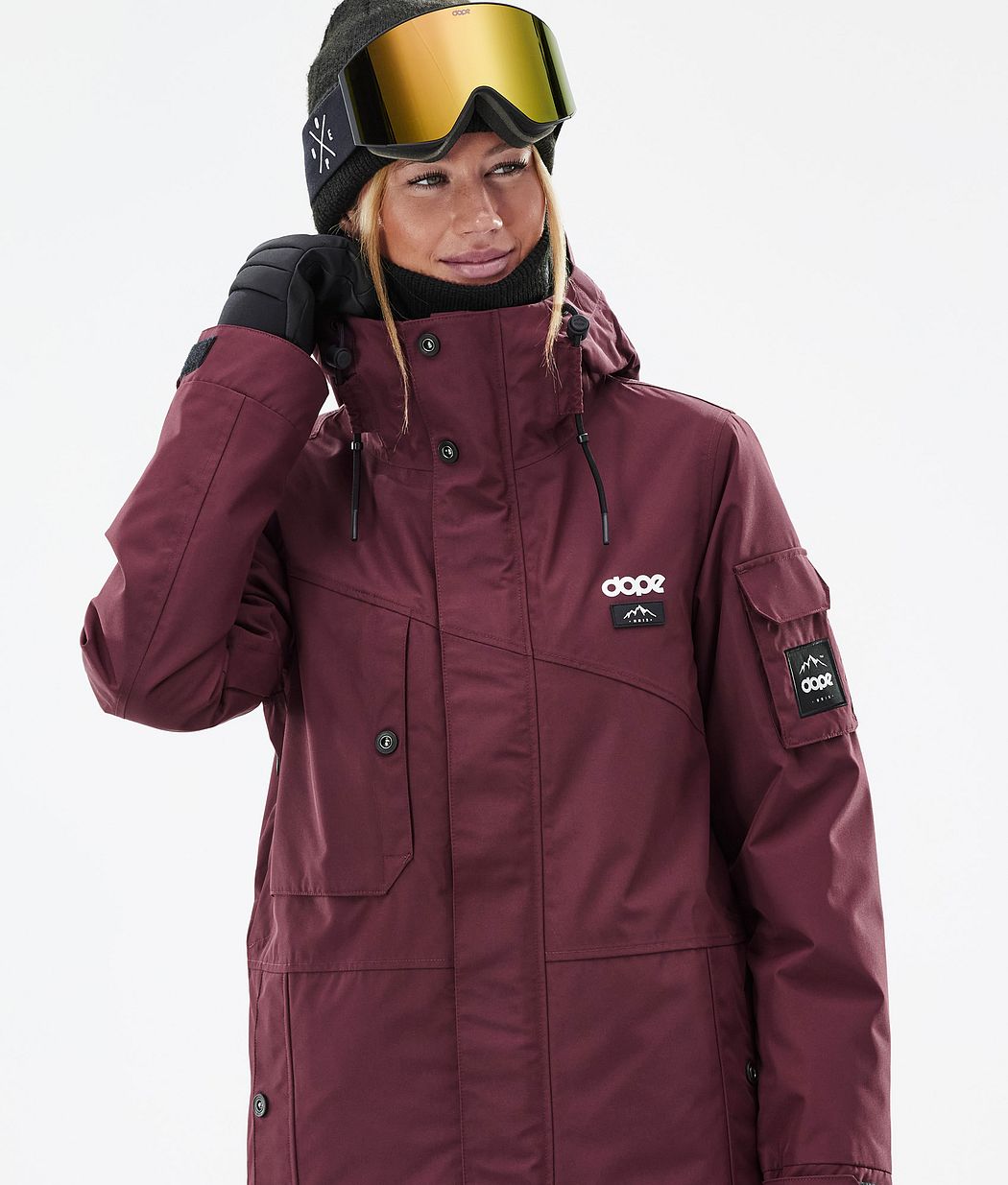 Dope Adept W Snowboardjacke Damen Bordeaux | ZP4802197