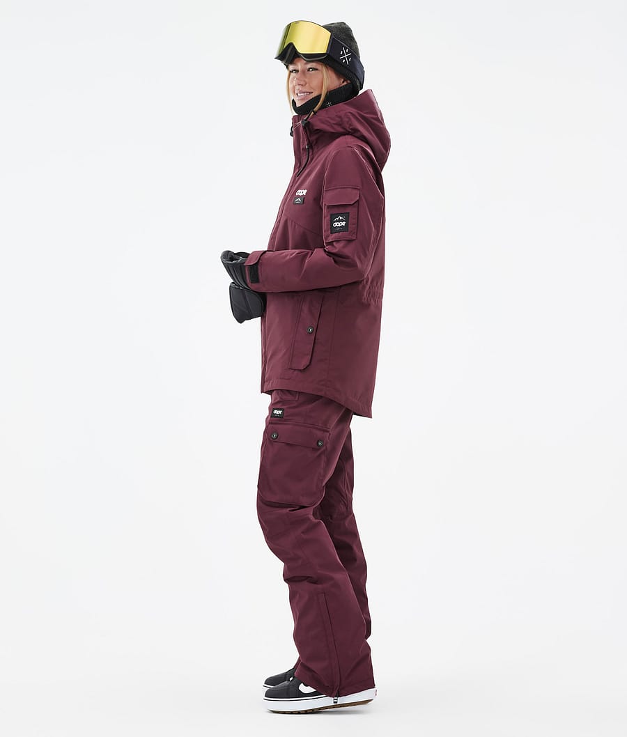 Dope Adept W Snowboardjacke Damen Bordeaux | ZP4802197