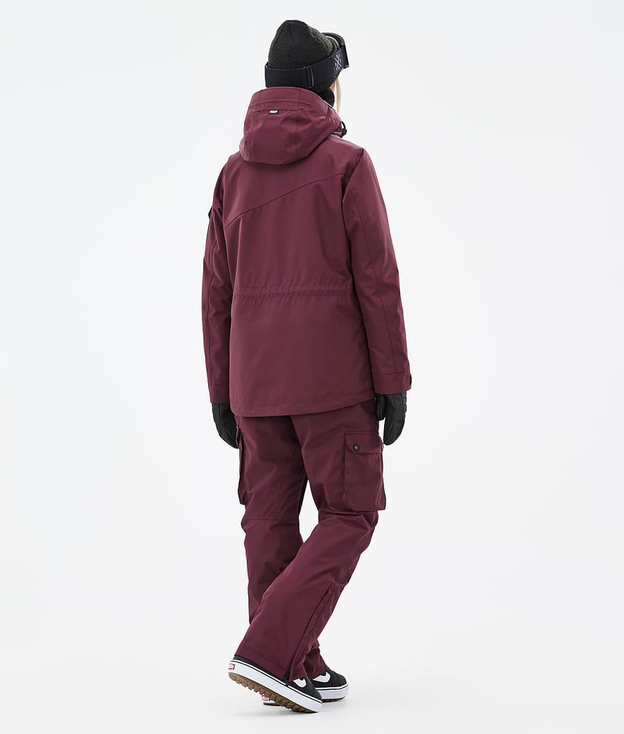 Dope Adept W Snowboardjacke Damen Bordeaux | ZP4802197
