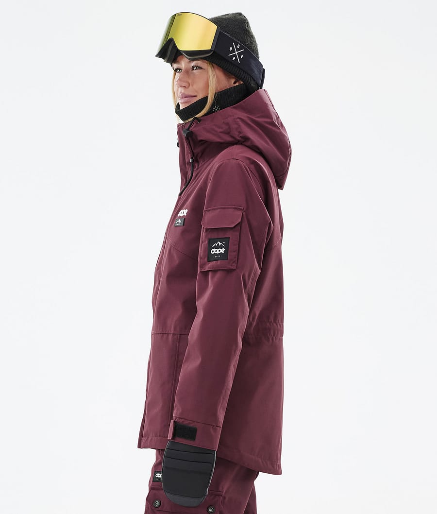 Dope Adept W Snowboardjacke Damen Bordeaux | ZP4802197
