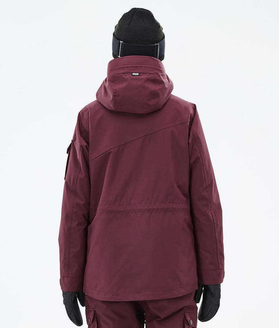 Dope Adept W Snowboardjacke Damen Bordeaux | ZP4802197