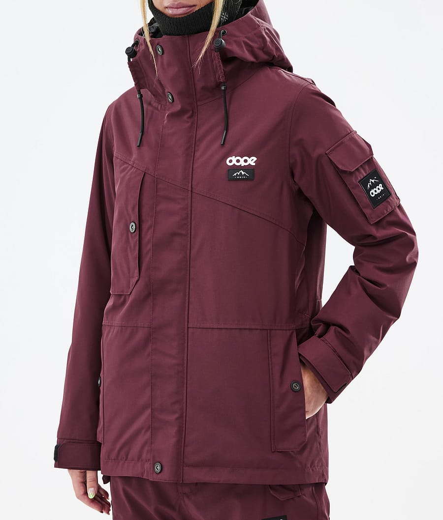Dope Adept W Snowboardjacke Damen Bordeaux | ZP4802197