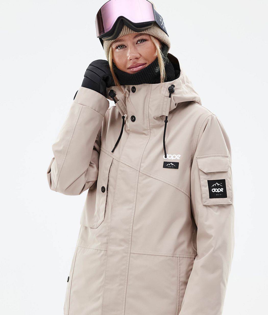 Dope Adept W Snowboardjacke Damen Braun | OI9714638