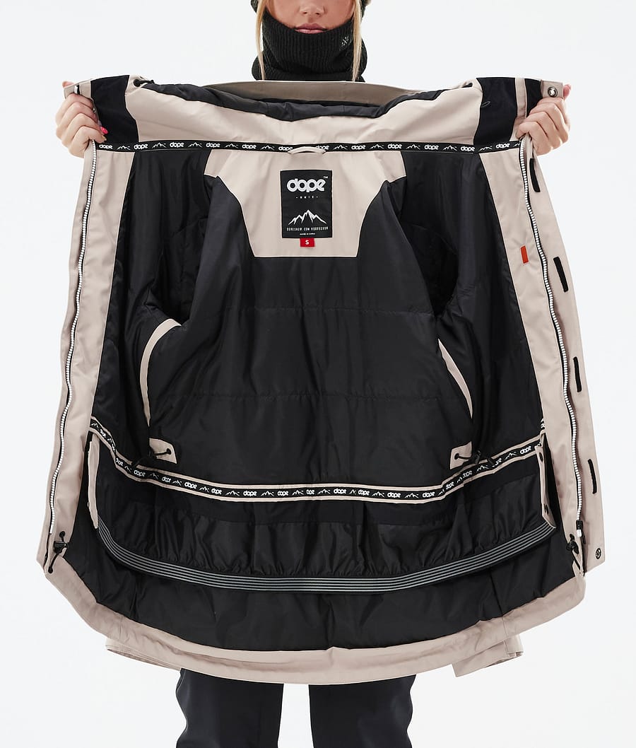 Dope Adept W Snowboardjacke Damen Braun | OI9714638