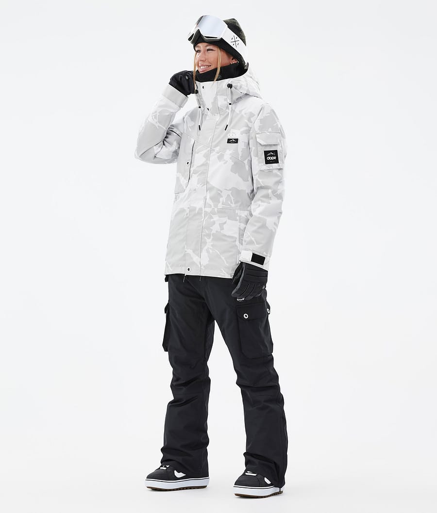 Dope Adept W Snowboardjacke Damen Grau Camouflage | AK3704825