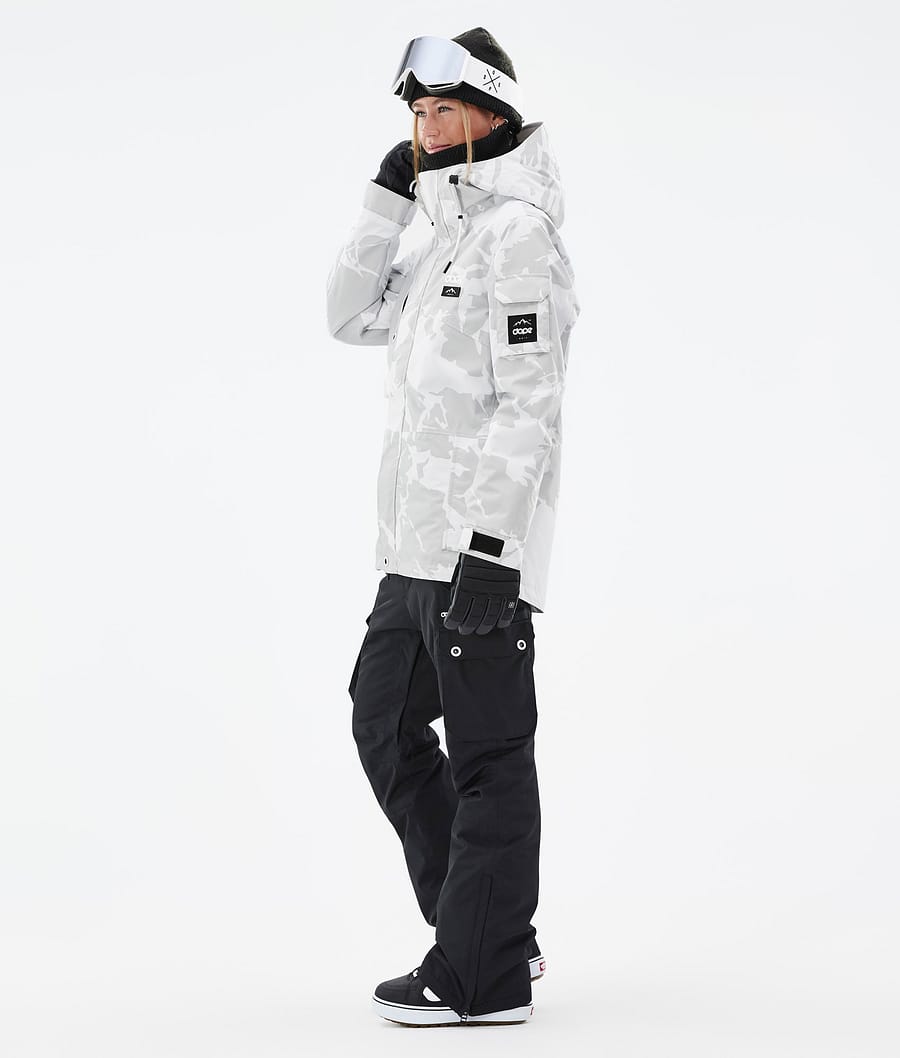 Dope Adept W Snowboardjacke Damen Grau Camouflage | AK3704825