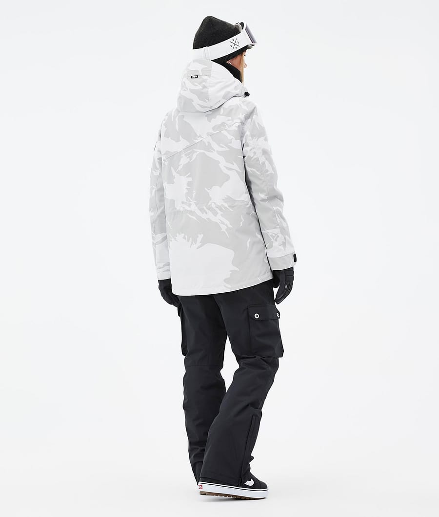 Dope Adept W Snowboardjacke Damen Grau Camouflage | AK3704825