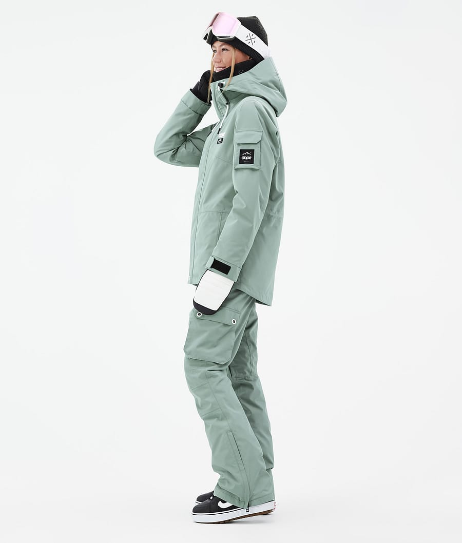 Dope Adept W Snowboardjacke Damen Grün | OX0469581