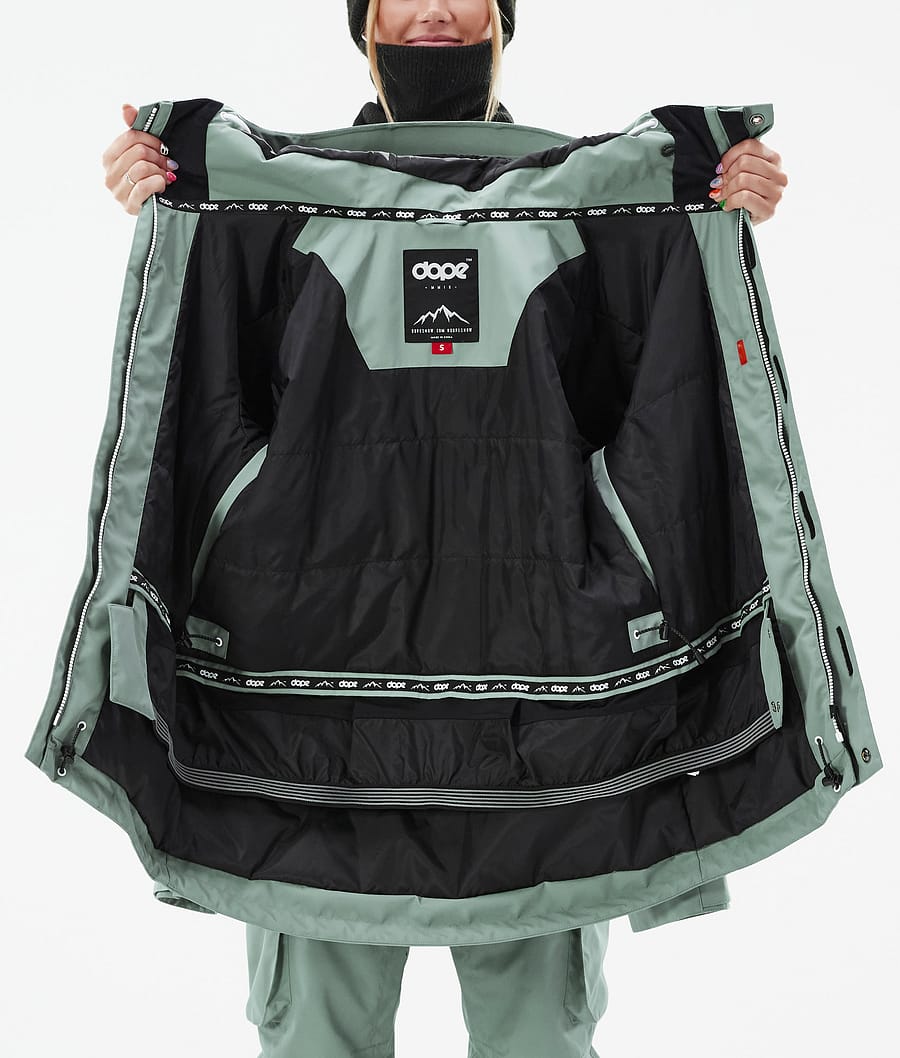 Dope Adept W Snowboardjacke Damen Grün | OX0469581