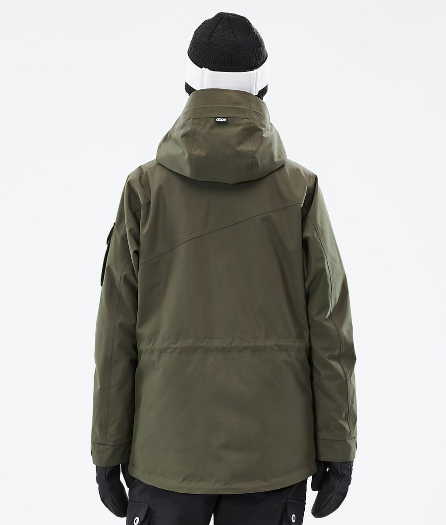 Dope Adept W Snowboardjacke Damen Olivgrün Grün | QB1584739