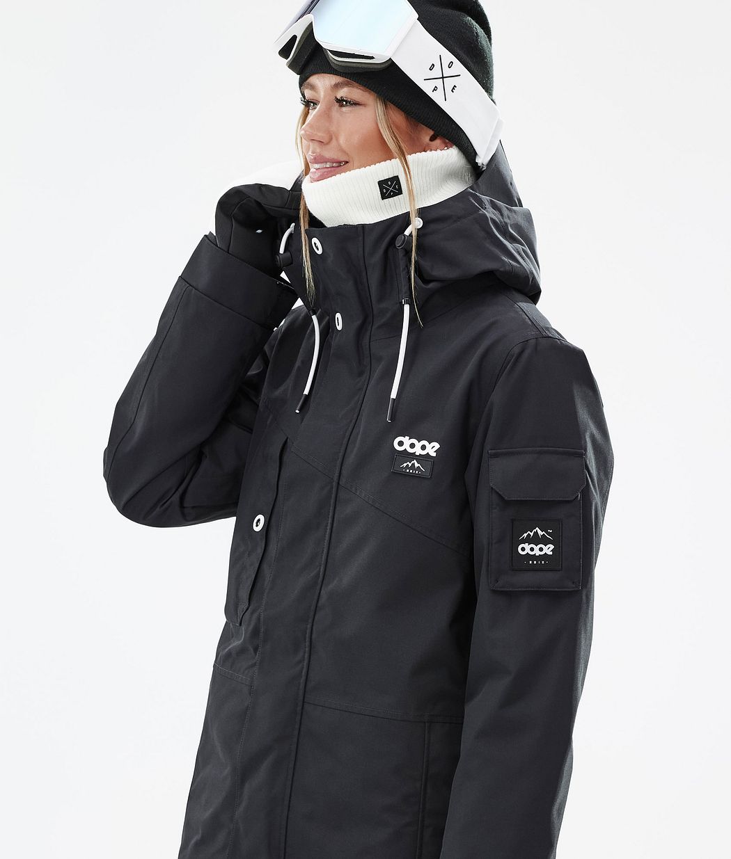 Dope Adept W Snowboardjacke Damen Schwarz | TZ4701395