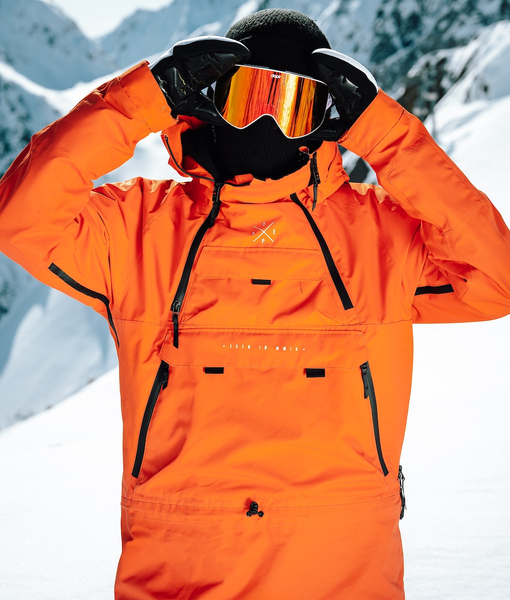 Dope Akin 2019 Snowboardjacke Herren Orange | MS3295640