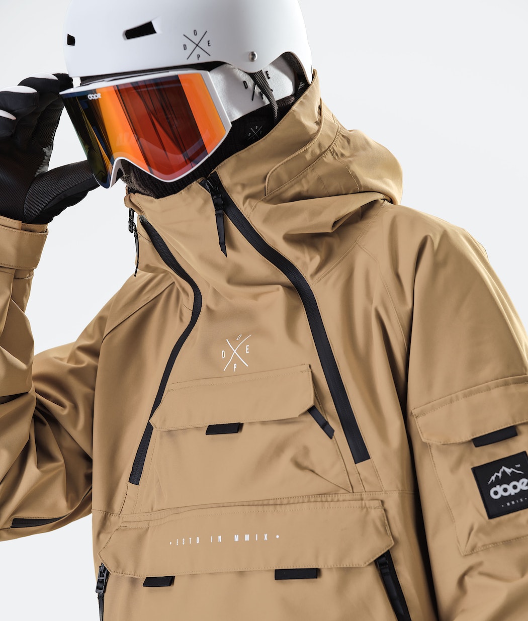 Dope Akin 2020 Snowboardjacke Herren Gold | IH0913465