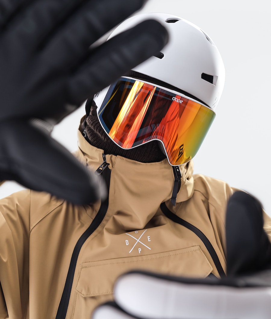 Dope Akin 2020 Snowboardjacke Herren Gold | IH0913465