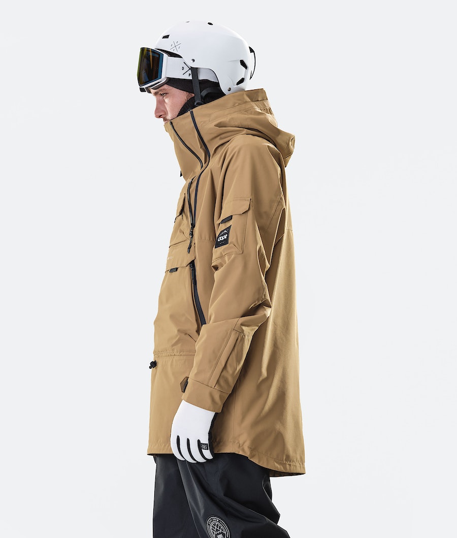 Dope Akin 2020 Snowboardjacke Herren Gold | IH0913465