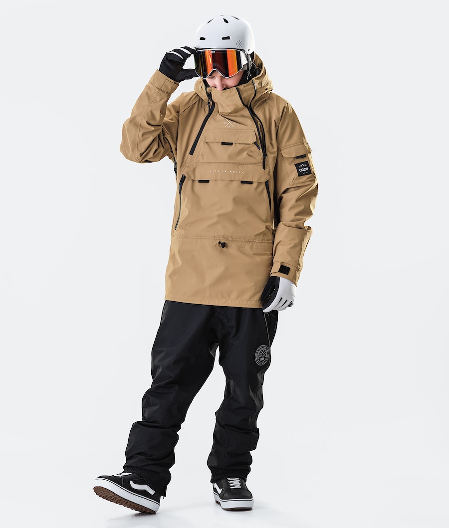 Dope Akin 2020 Snowboardjacke Herren Gold | IH0913465