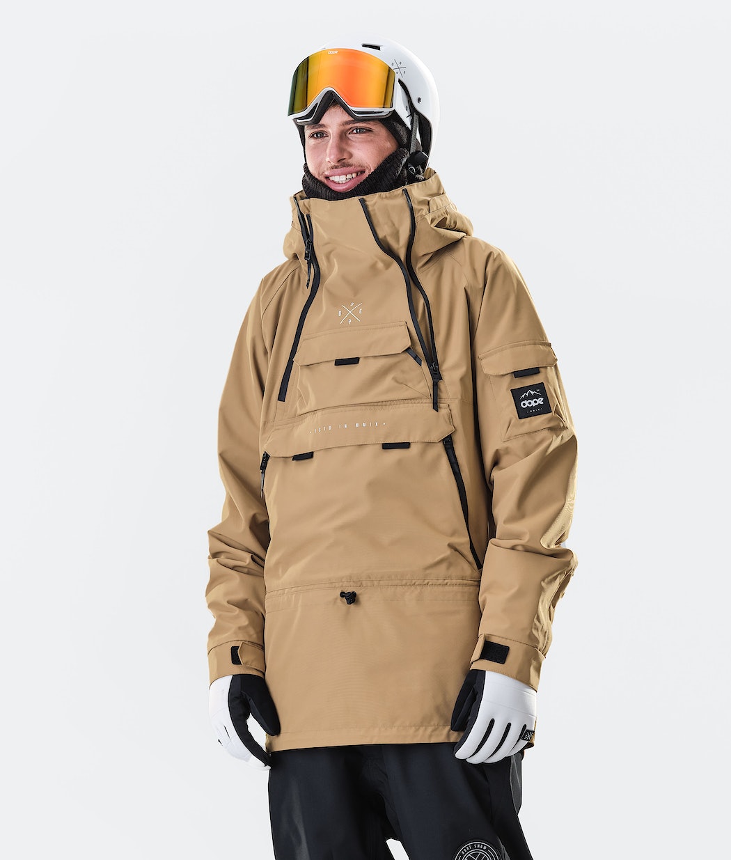 Dope Akin 2020 Snowboardjacke Herren Gold | IH0913465