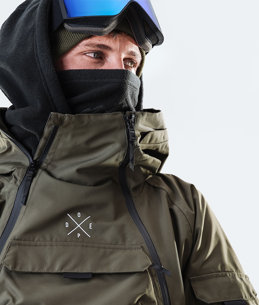 Dope Akin 2020 Snowboardjacke Herren Olivgrün Grün | WD7138064