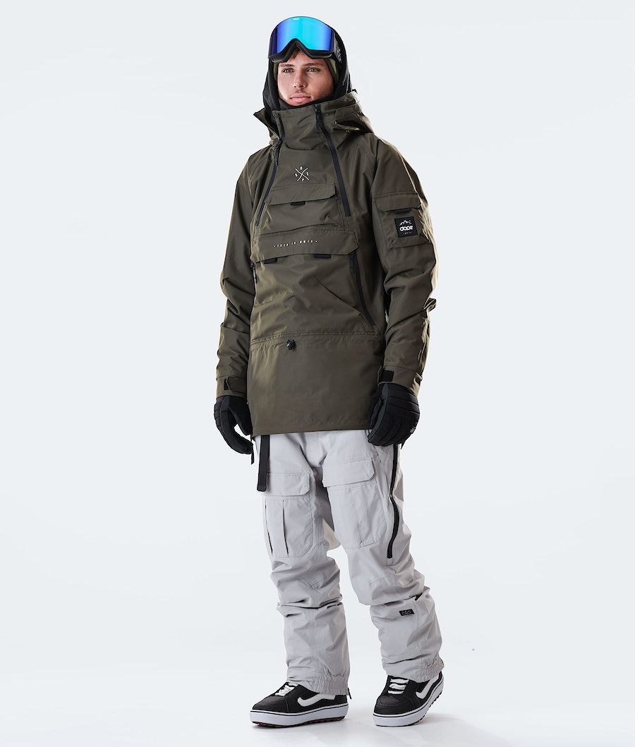 Dope Akin 2020 Snowboardjacke Herren Olivgrün Grün | WD7138064
