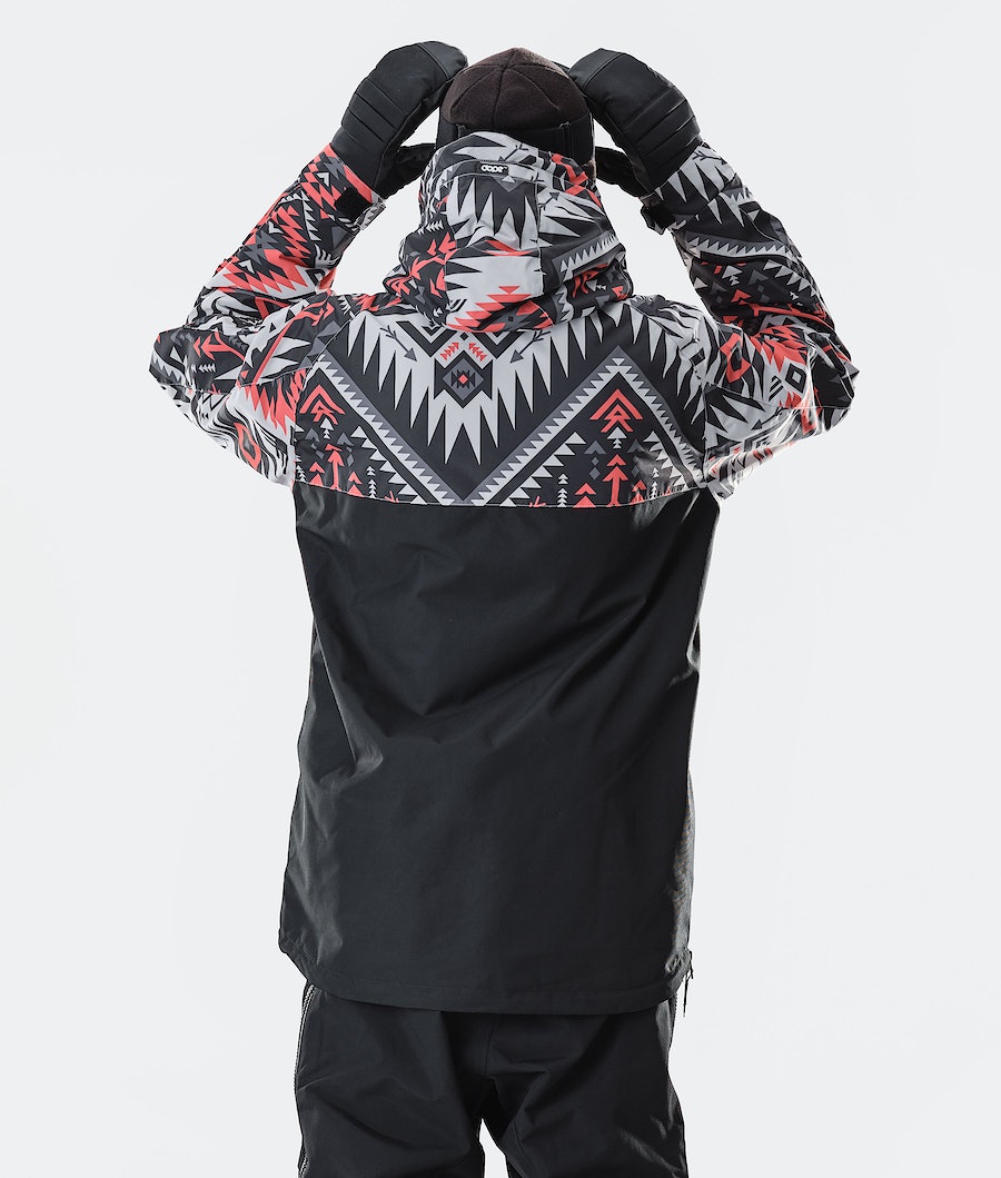 Dope Akin 2020 Snowboardjacke Herren Rot Schwarz | MO9824530