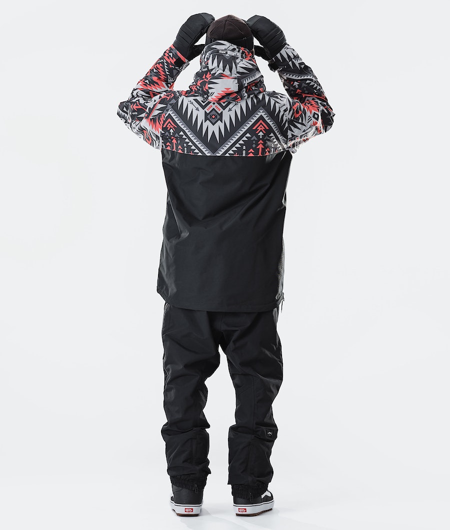 Dope Akin 2020 Snowboardjacke Herren Rot Schwarz | MO9824530