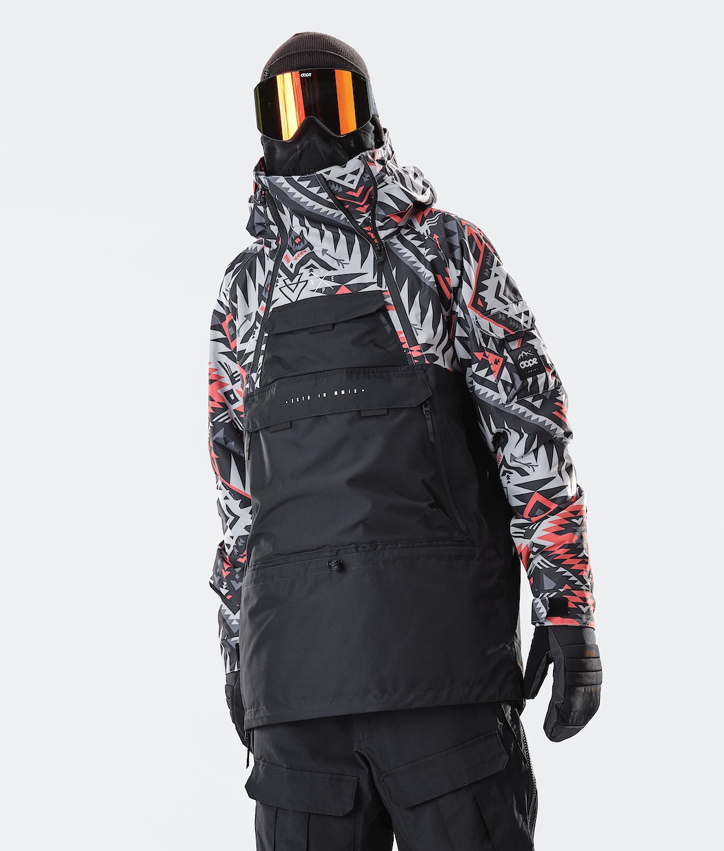 Dope Akin 2020 Snowboardjacke Herren Rot Schwarz | MO9824530