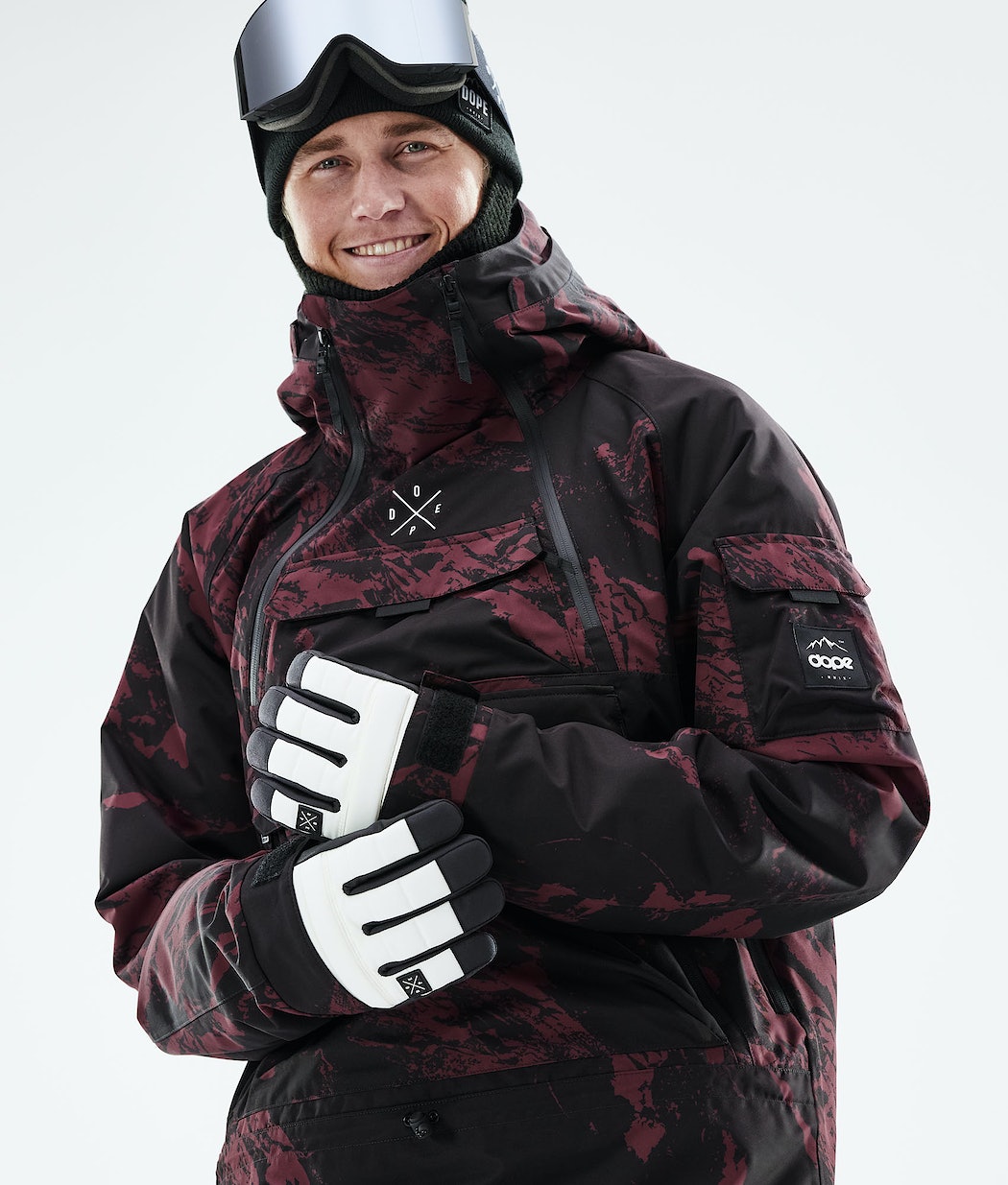 Dope Akin 2021 Snowboardjacke Herren Bordeaux | CA1283596