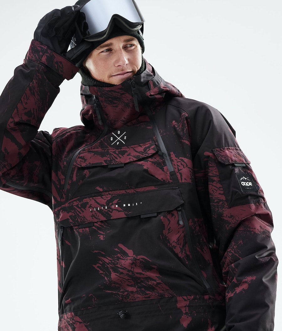Dope Akin 2021 Snowboardjacke Herren Bordeaux | CA1283596