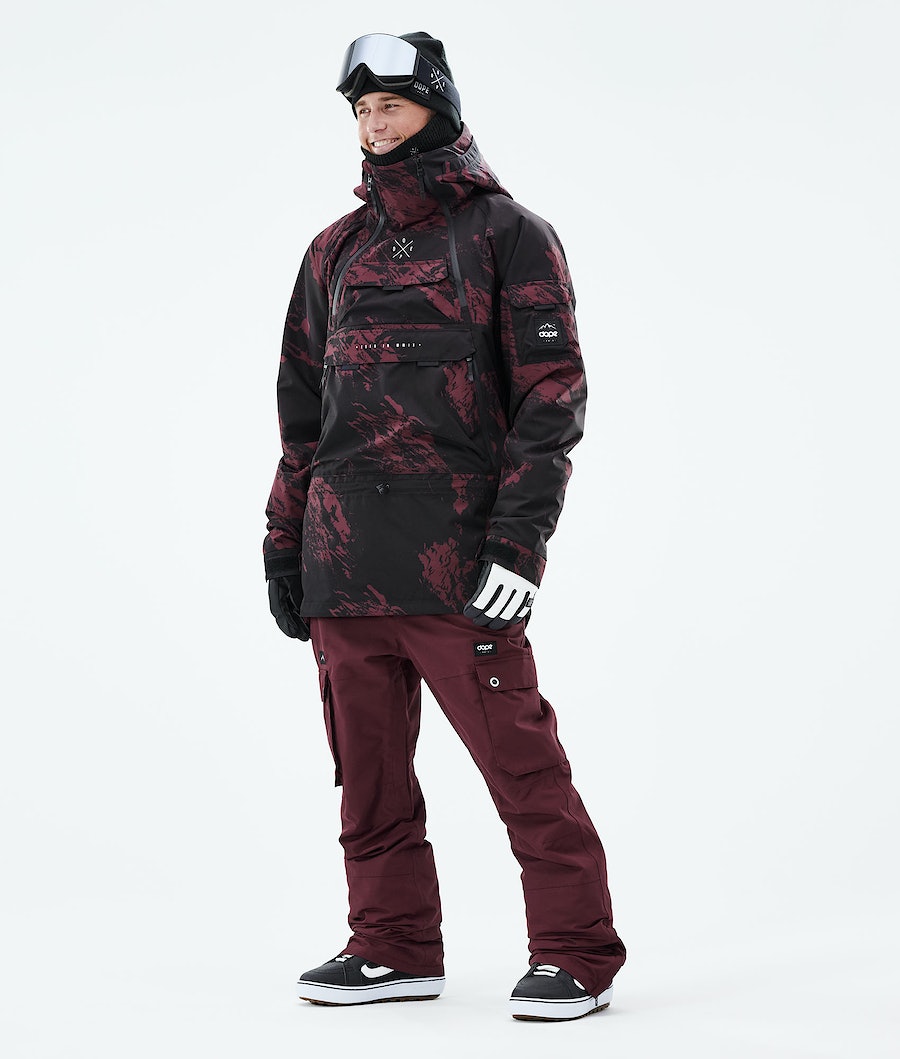 Dope Akin 2021 Snowboardjacke Herren Bordeaux | CA1283596