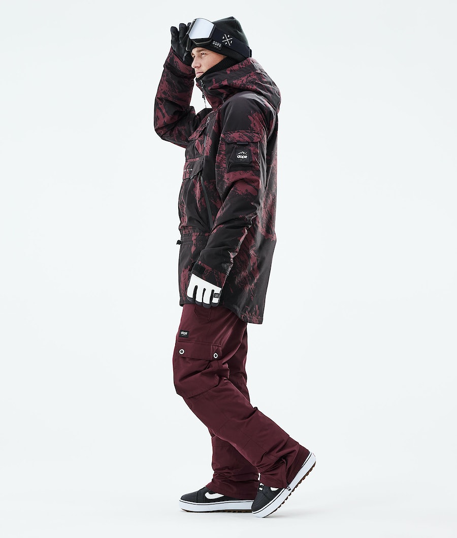 Dope Akin 2021 Snowboardjacke Herren Bordeaux | CA1283596