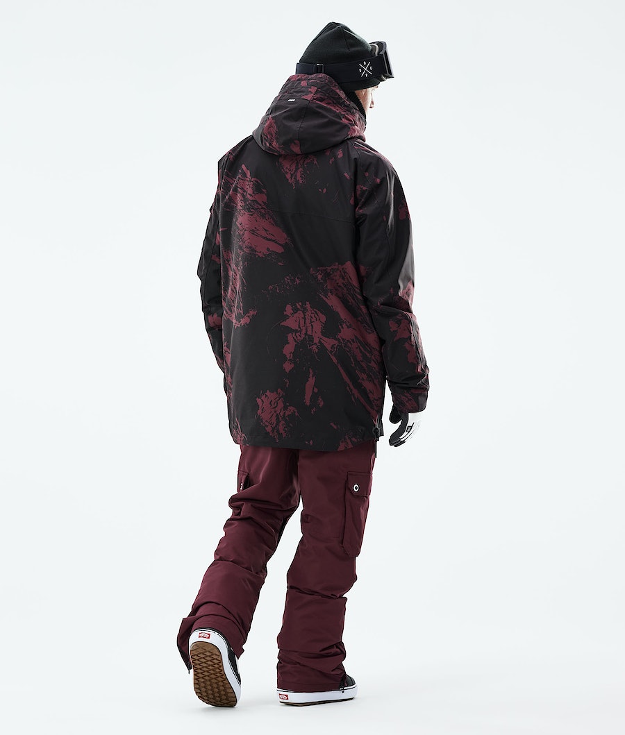 Dope Akin 2021 Snowboardjacke Herren Bordeaux | CA1283596