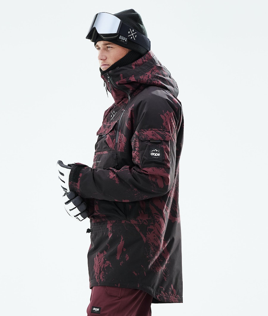 Dope Akin 2021 Snowboardjacke Herren Bordeaux | CA1283596