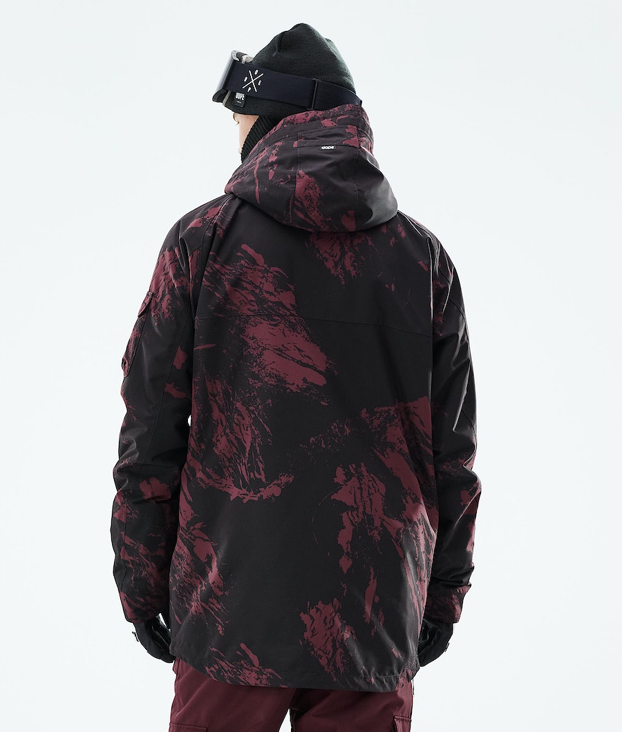 Dope Akin 2021 Snowboardjacke Herren Bordeaux | CA1283596