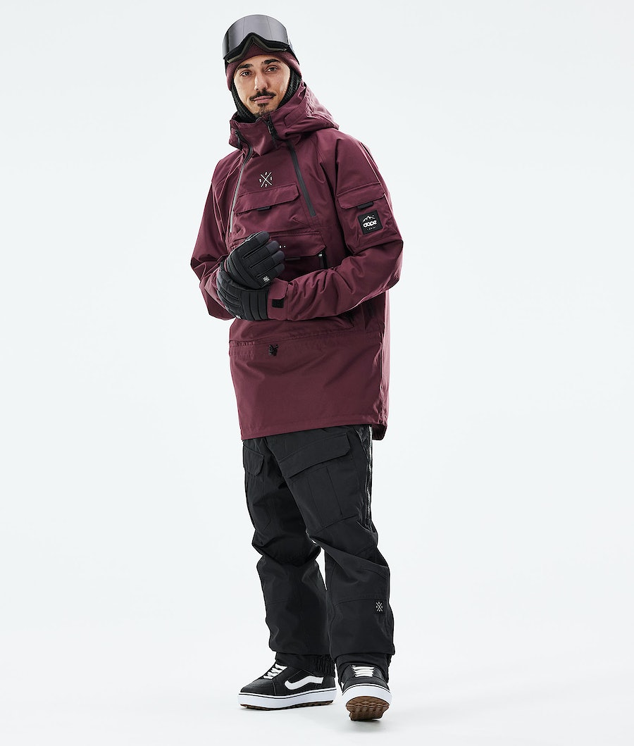 Dope Akin 2021 Snowboardjacke Herren Bordeaux | PA9370126