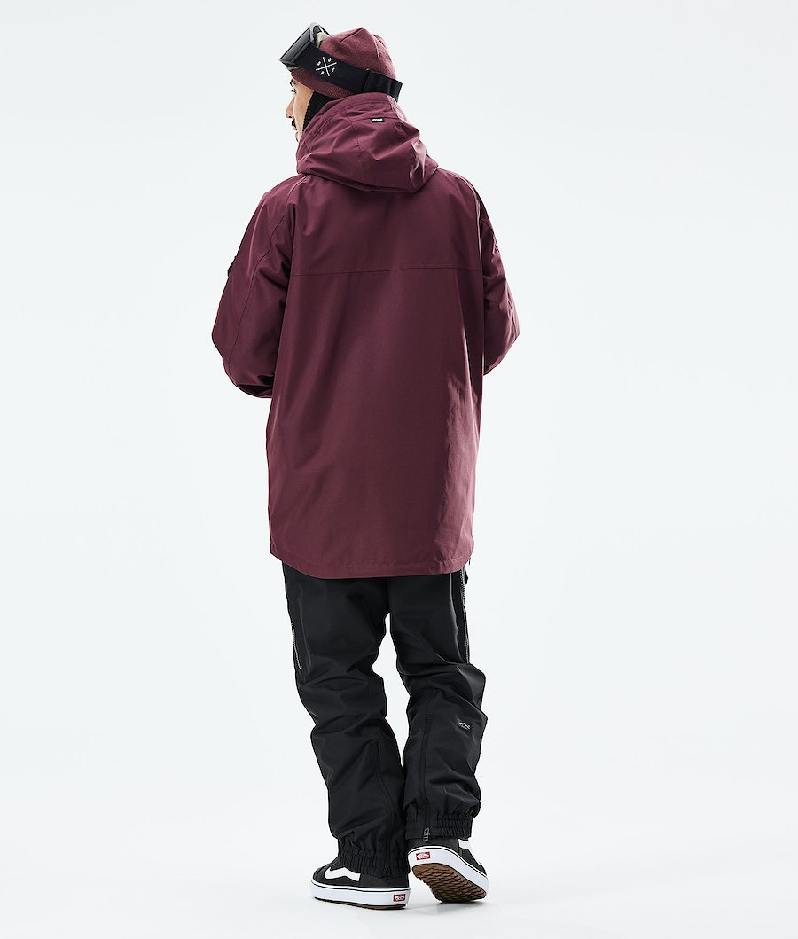 Dope Akin 2021 Snowboardjacke Herren Bordeaux | PA9370126