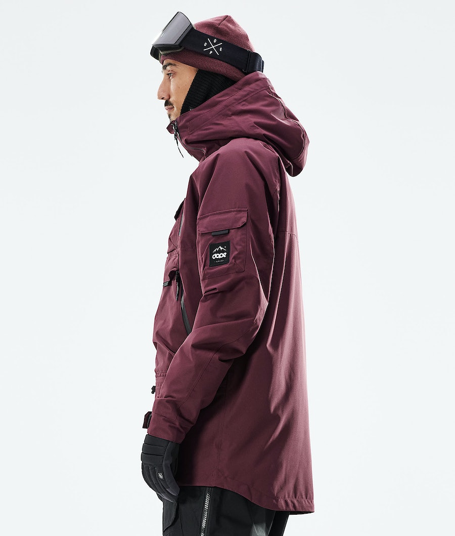 Dope Akin 2021 Snowboardjacke Herren Bordeaux | PA9370126