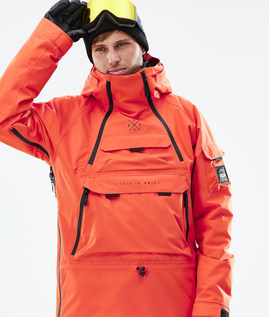 Dope Akin 2021 Snowboardjacke Herren Orange | TN8971360
