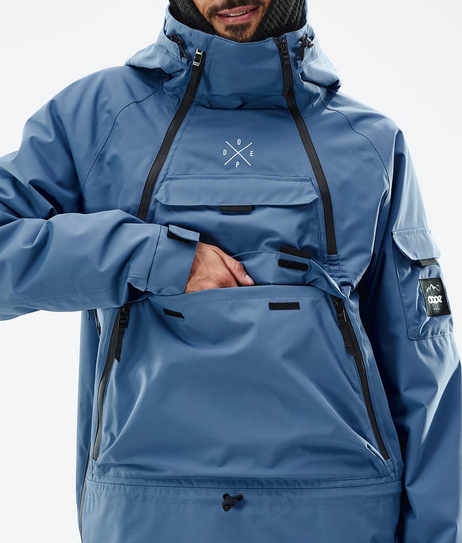 Dope Akin Snowboardjacke Herren Blau Grau | IJ2706951