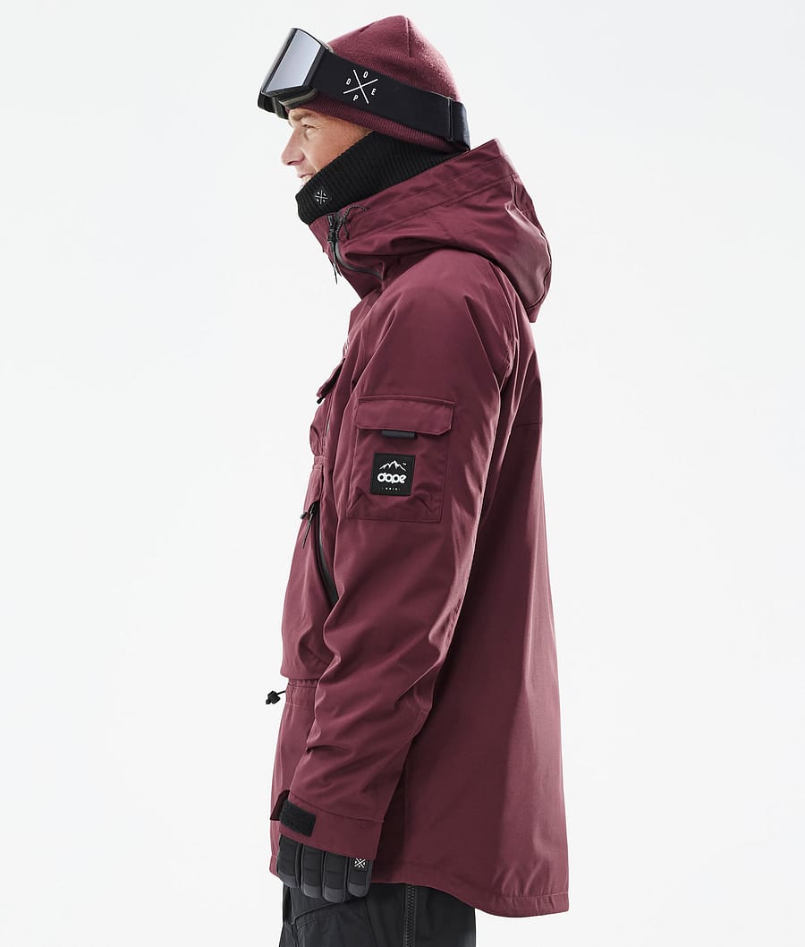 Dope Akin Snowboardjacke Herren Bordeaux | QK7324569