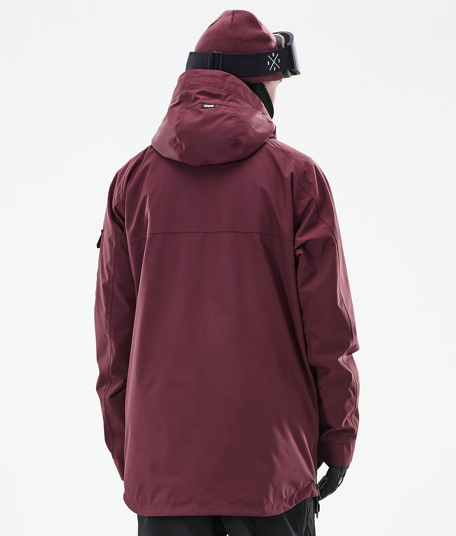 Dope Akin Snowboardjacke Herren Bordeaux | QK7324569