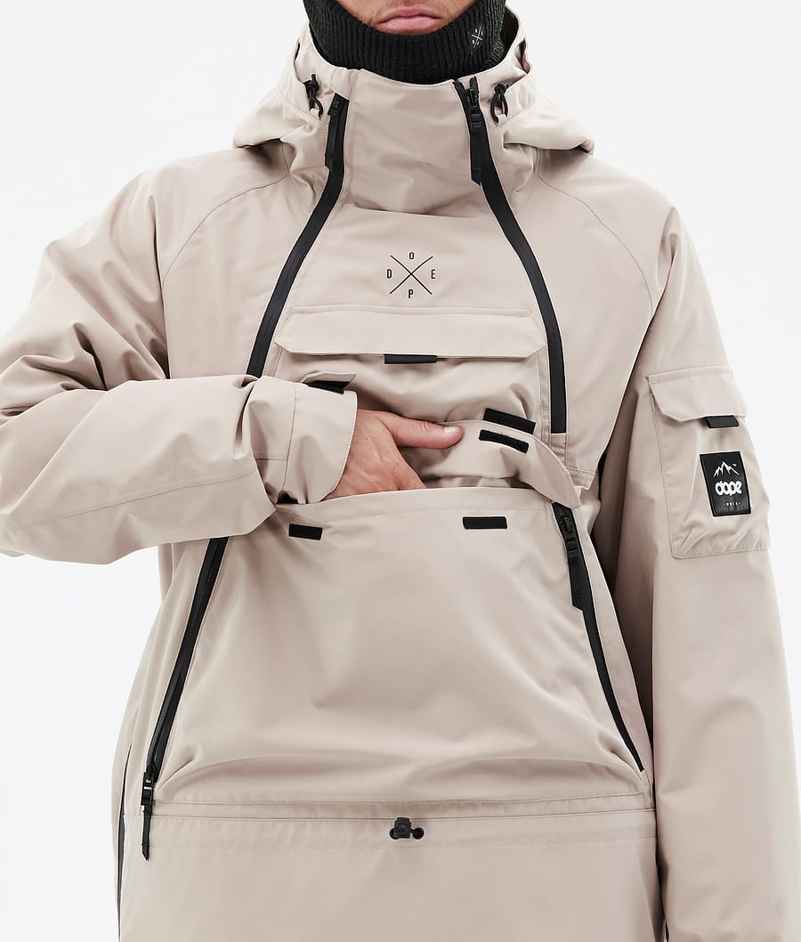 Dope Akin Snowboardjacke Herren Braun | CZ8362514