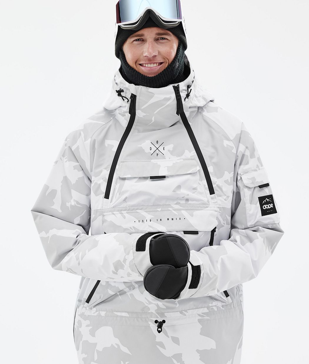 Dope Akin Snowboardjacke Herren Grau Camouflage | IV2198453