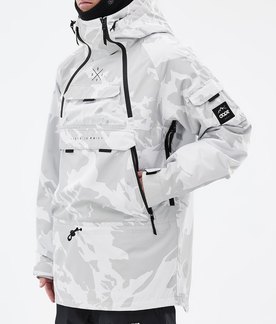 Dope Akin Snowboardjacke Herren Grau Camouflage | IV2198453