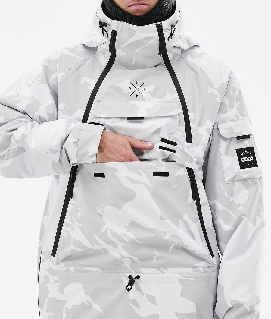 Dope Akin Snowboardjacke Herren Grau Camouflage | IV2198453