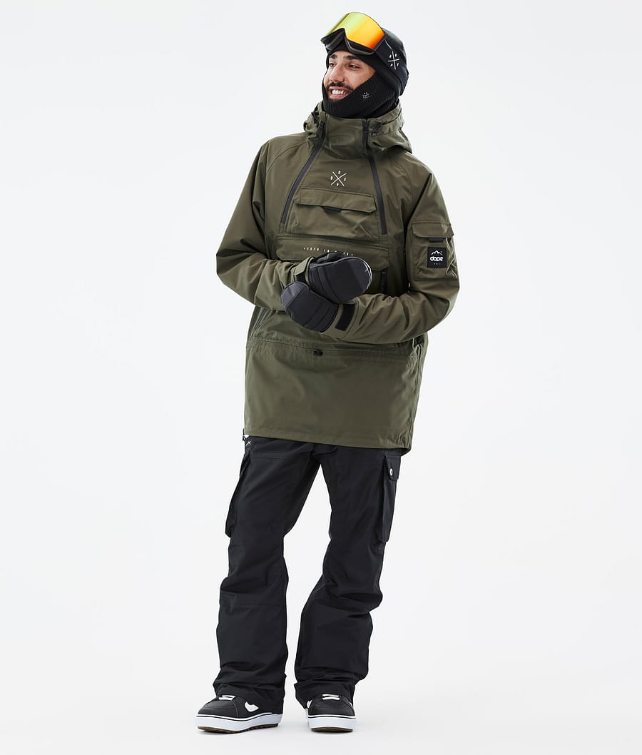 Dope Akin Snowboardjacke Herren Olivgrün Grün | JR4180372