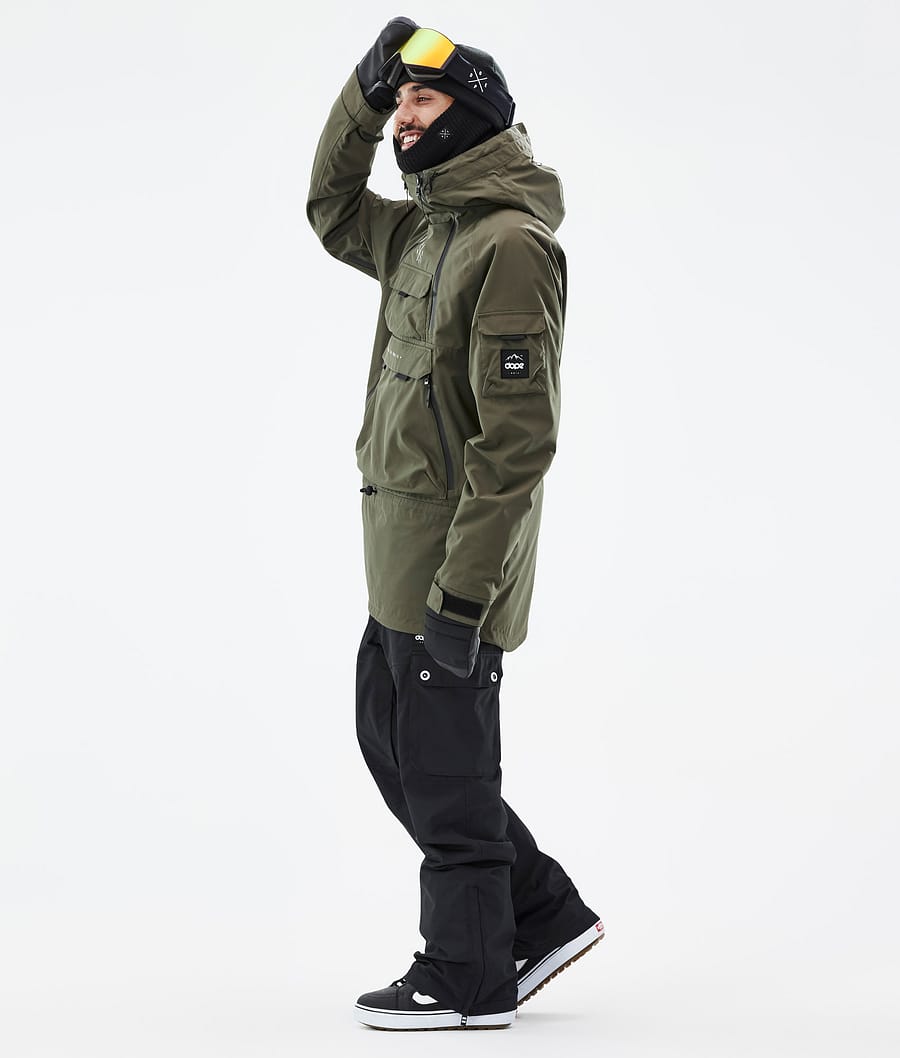 Dope Akin Snowboardjacke Herren Olivgrün Grün | JR4180372